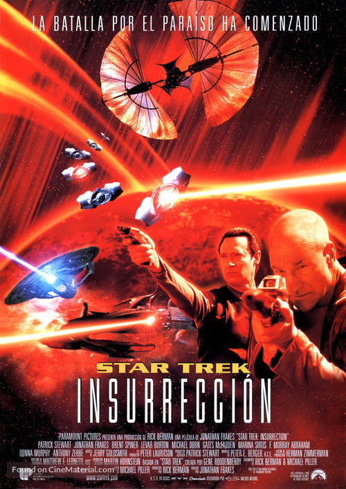 Star Trek: Insurrection - Spanish Movie Poster