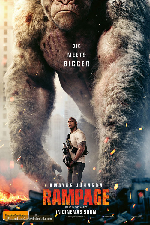 Rampage - Australian Movie Poster