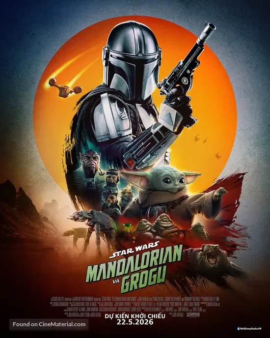 Star Wars: The Mandalorian and Grogu - Vietnamese Movie Poster