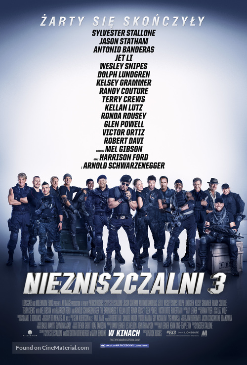 The Expendables 3 - Polish Movie Poster