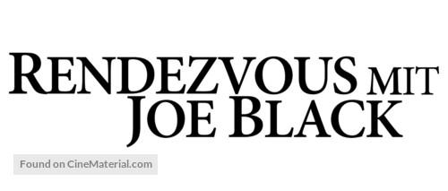 Meet Joe Black - German Logo