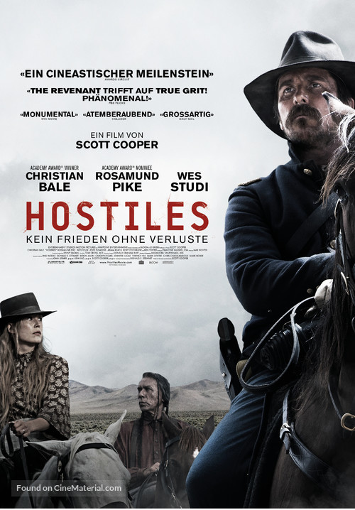Hostiles - Swiss Movie Poster