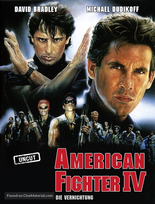 American Ninja 4: The Annihilation - German DVD movie cover