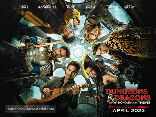 Dungeons &amp; Dragons: Honor Among Thieves - British Movie Poster