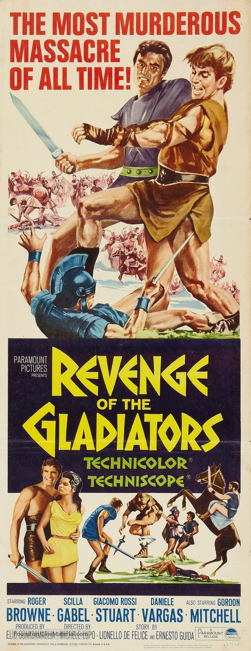 La vendetta di Spartacus - Movie Poster