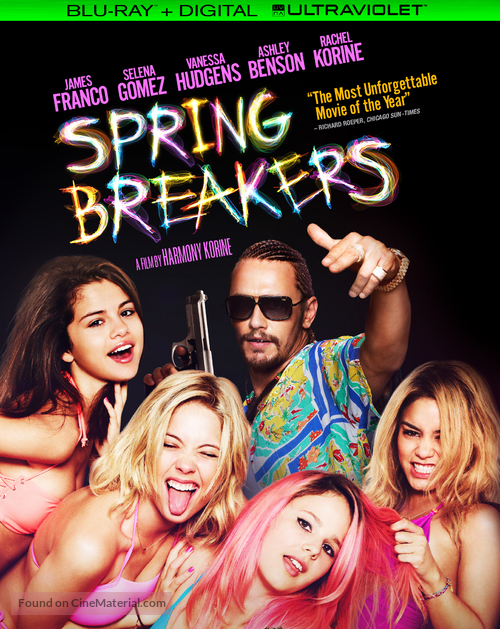 Spring Breakers - Blu-Ray movie cover