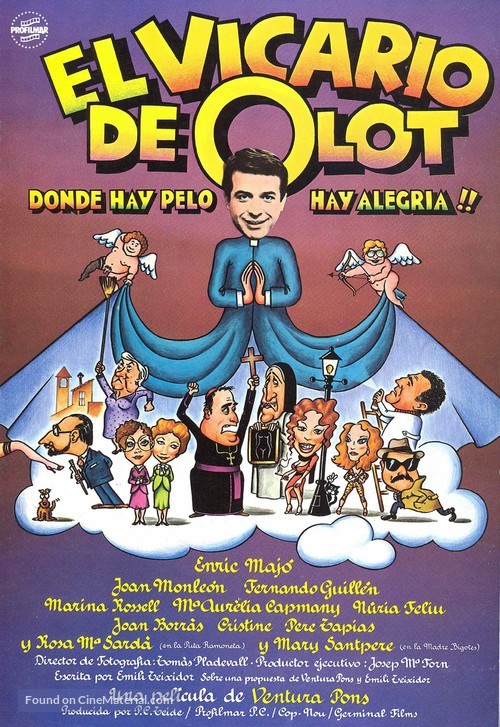 El vicari d&#039;Olot - Spanish Movie Poster