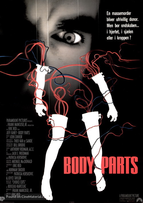 Body Parts - Danish Movie Poster