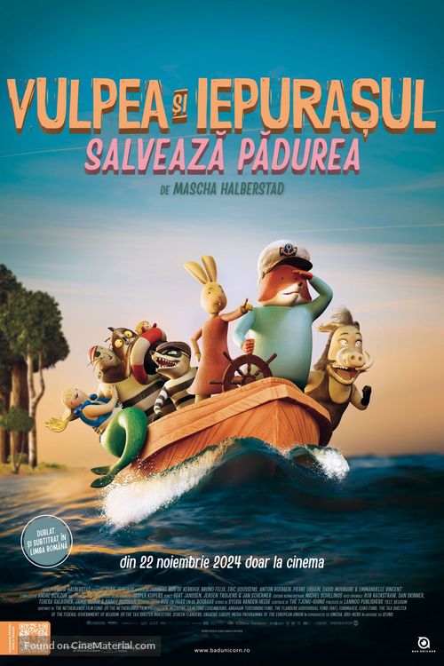 Fox &amp; Hare Save the Forest - Romanian Movie Poster