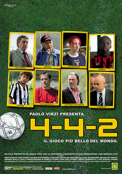 4-4-2 - Il gioco pi&ugrave; bello del mondo - Italian poster