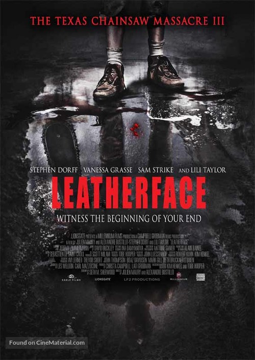 Leatherface - Lebanese Movie Poster