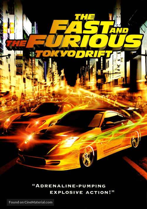 The Fast and the Furious: Tokyo Drift - DVD movie cover