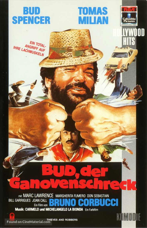 Cane e gatto - German VHS movie cover