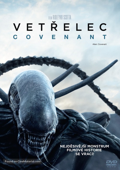 Alien: Covenant - Czech DVD movie cover