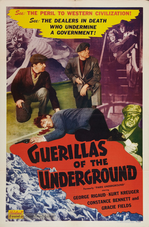 Paris Underground - Re-release movie poster
