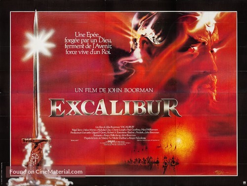 Excalibur - French Movie Poster