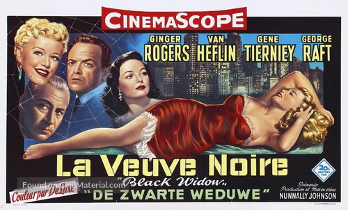 Black Widow - Belgian Movie Poster