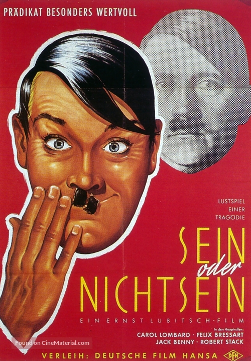 To Be or Not to Be - German Movie Poster