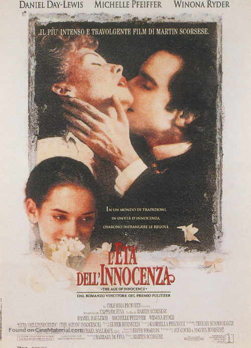 The Age of Innocence - Italian Movie Poster