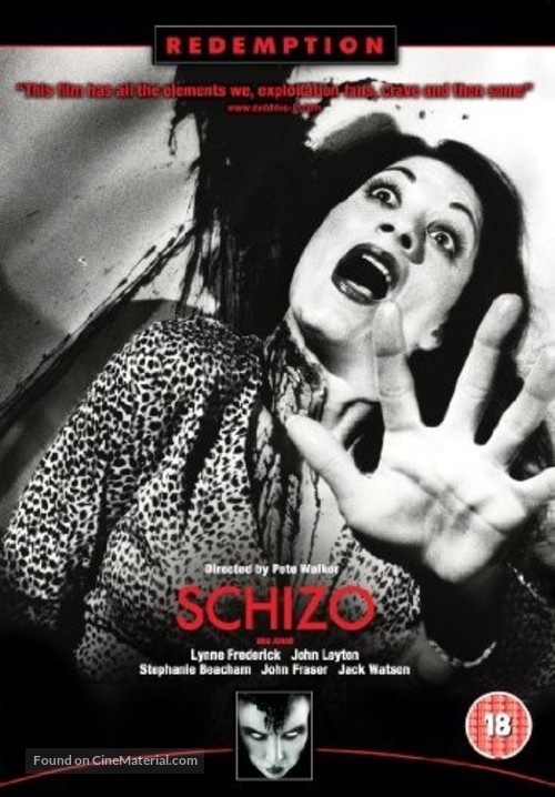 Schizo - British DVD movie cover