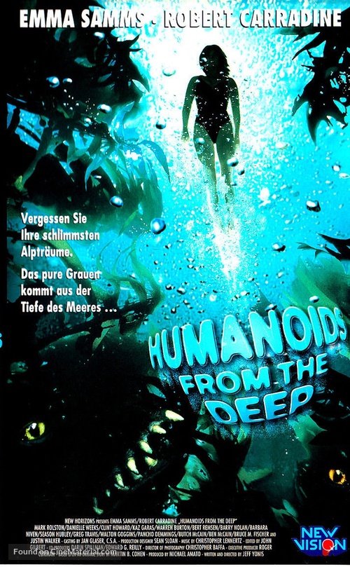 Humanoids from the Deep - German VHS movie cover