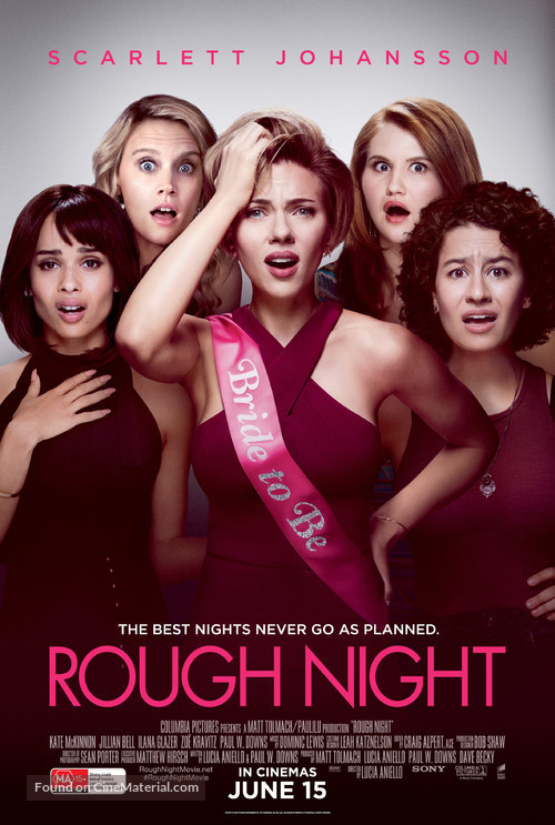 Rough Night - Australian Movie Poster