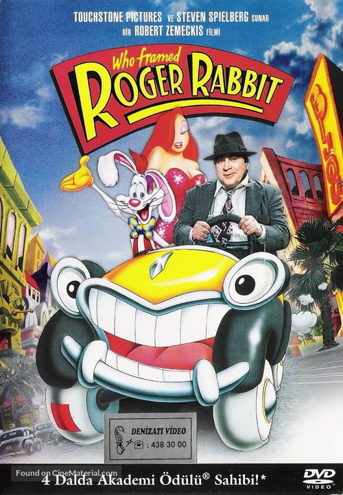 Who Framed Roger Rabbit - Turkish DVD movie cover