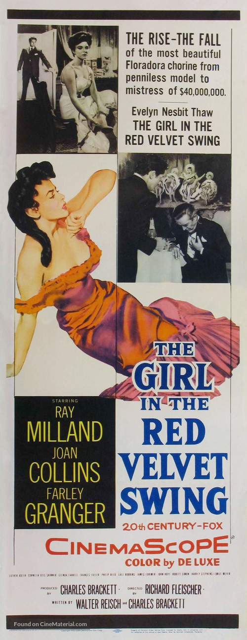 The Girl in the Red Velvet Swing - Movie Poster