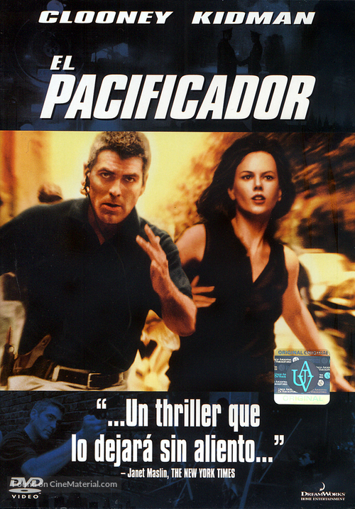 The Peacemaker - Argentinian DVD movie cover