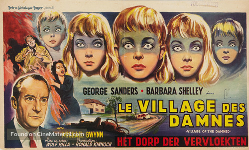 Village of the Damned - Belgian Movie Poster