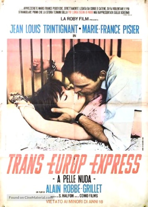 Trans-Europ-Express - Italian Movie Poster