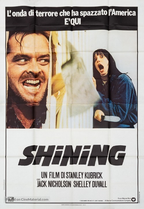 The Shining - Italian Movie Poster