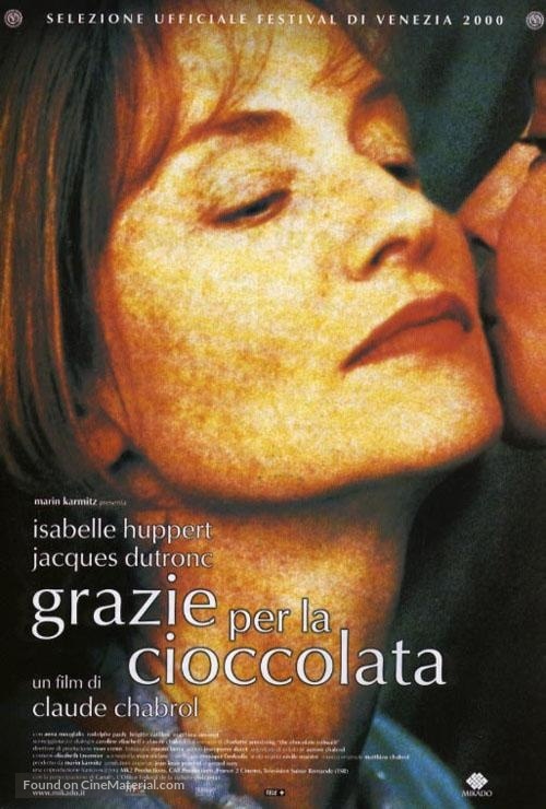 Merci pour le chocolat - Italian Movie Poster