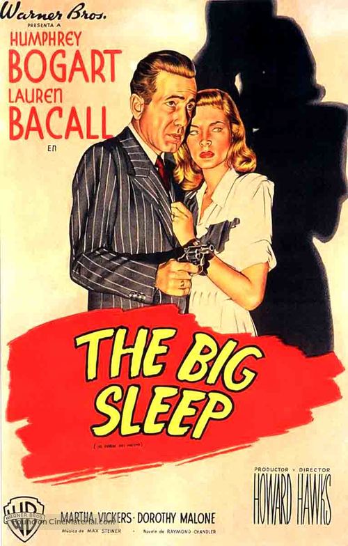 The Big Sleep - Spanish poster