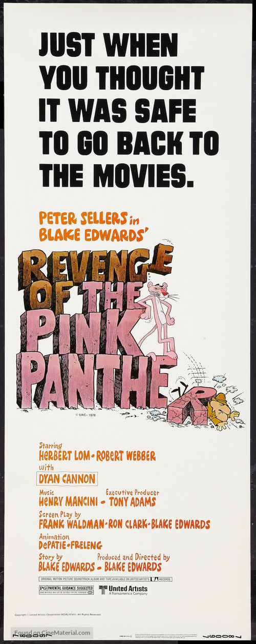 Revenge of the Pink Panther - Movie Poster