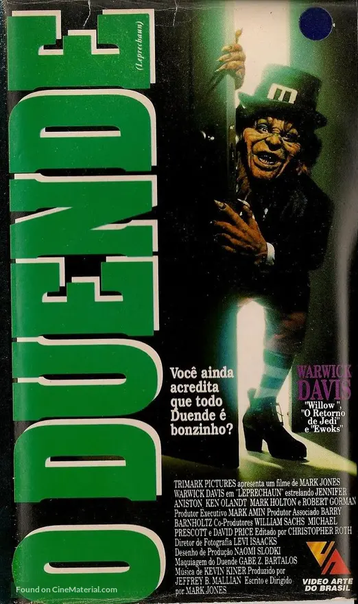 Leprechaun 1993 Brazilian Vhs Movie Cover