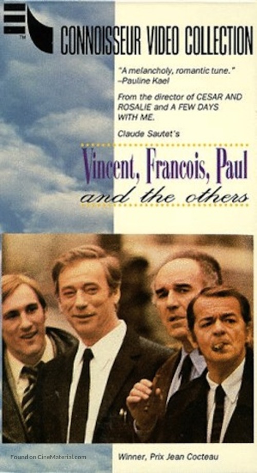 Vincent, Fran&ccedil;ois, Paul... et les autres - VHS movie cover