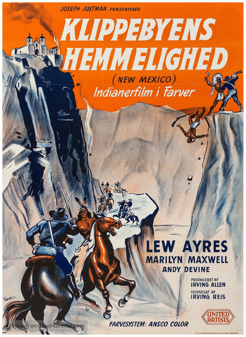 New Mexico - Danish Movie Poster