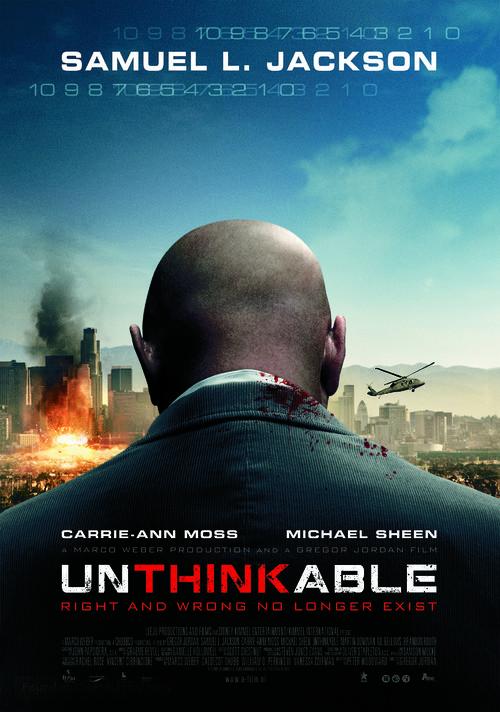 Unthinkable - Dutch Movie Poster