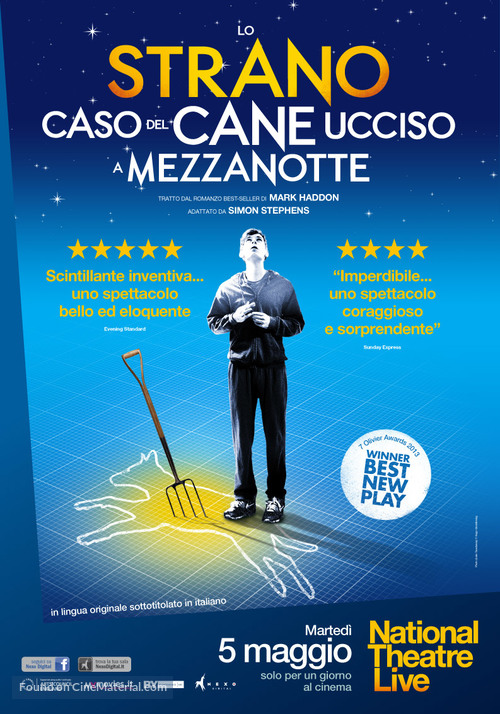 National Theatre Live: The Curious Incident of the Dog in the Night-Time - Italian Movie Poster