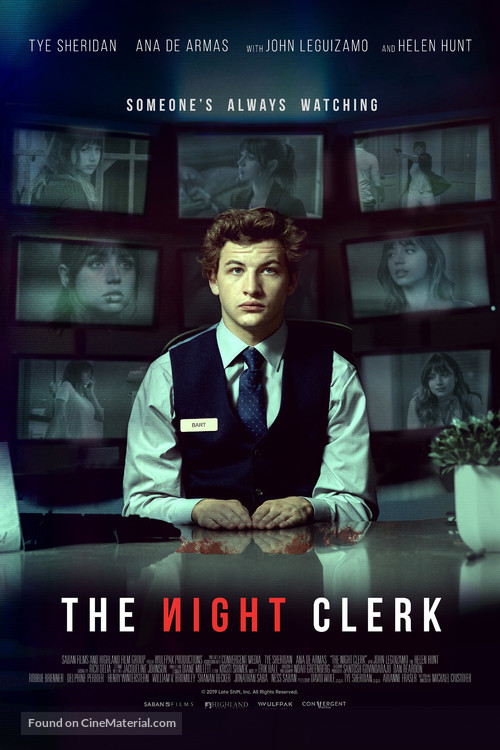 The Night Clerk - Movie Poster