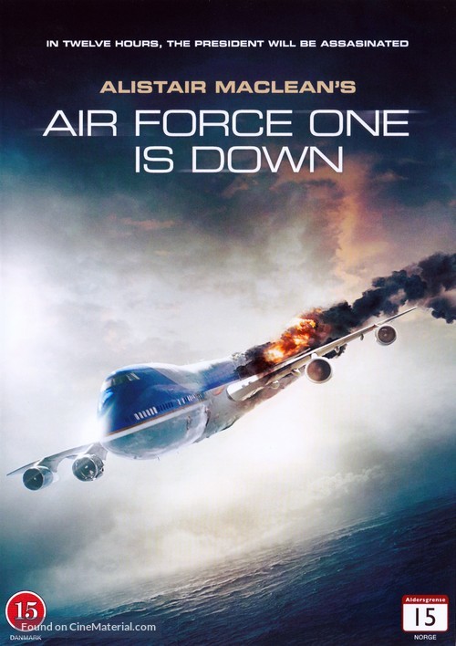 &quot;Air Force One is Down&quot; - Danish DVD movie cover
