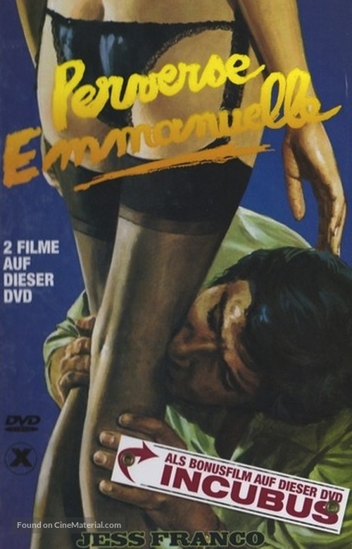 Tendre et perverse Emanuelle - German DVD movie cover