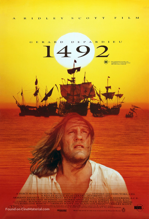 1492: Conquest of Paradise - Australian Movie Poster