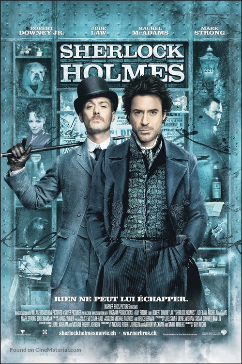 Sherlock Holmes - Swiss Movie Poster