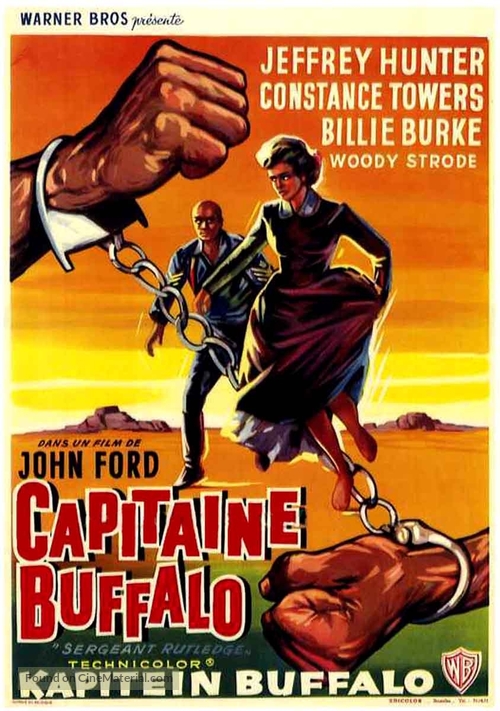 Sergeant Rutledge - Belgian Movie Poster