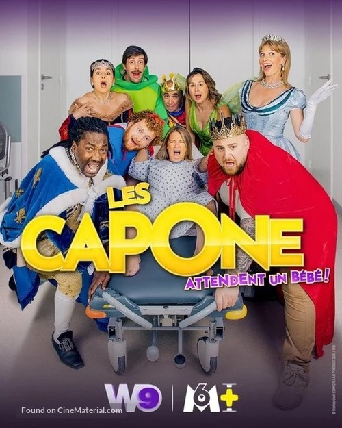 Les Capone attendent un b&eacute;b&eacute; - French Movie Poster