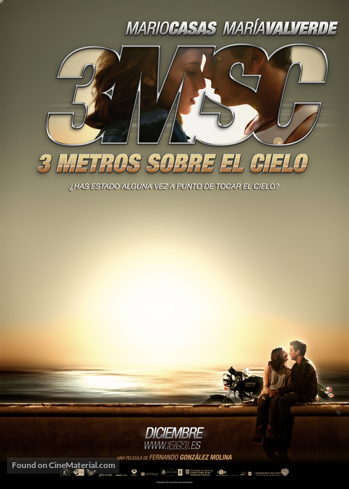 Tres metros sobre el cielo - Spanish Movie Poster
