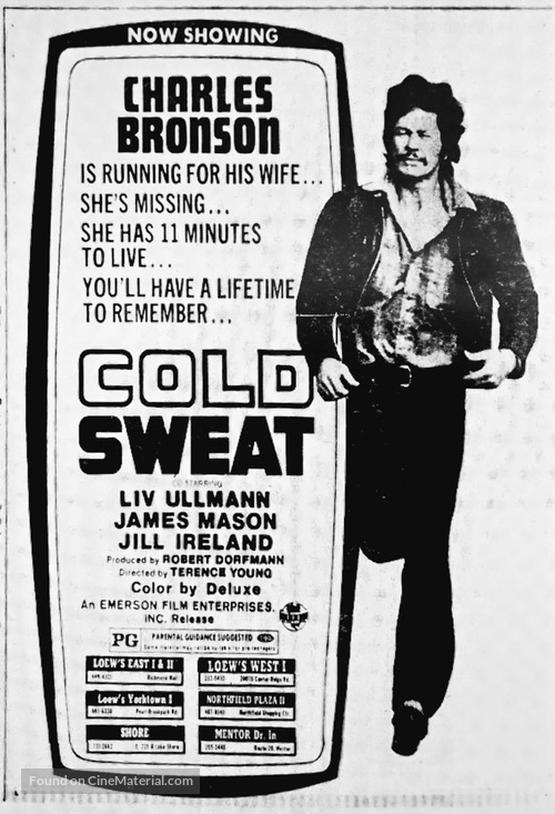 Cold Sweat - Canadian poster