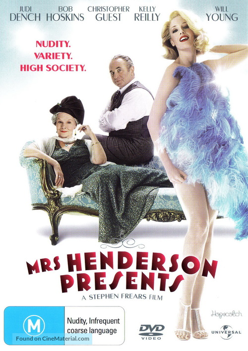 Mrs. Henderson Presents - DVD movie cover